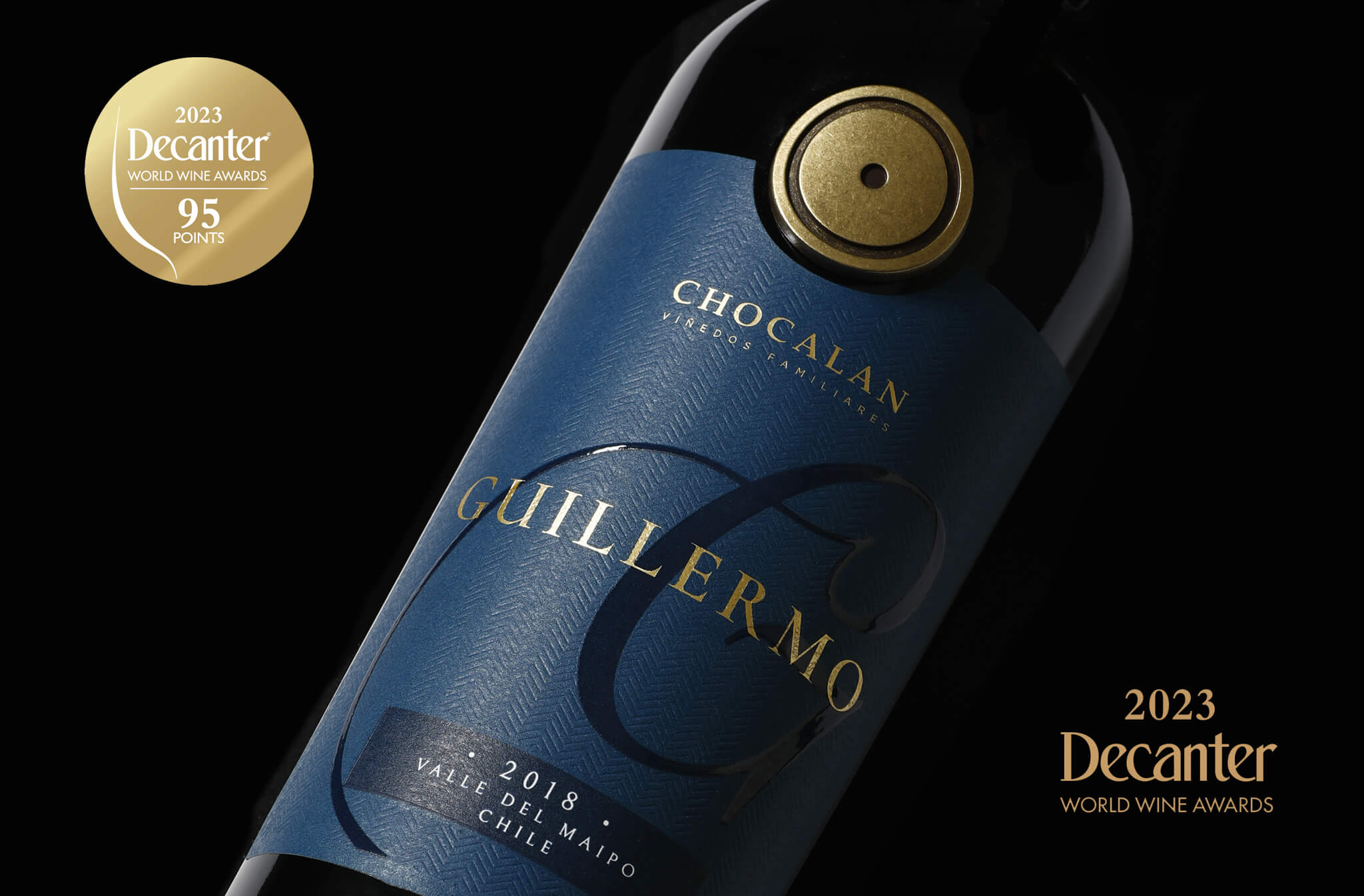 GUILLERMO 2018 FEATURED IN DECANTER WORLD WINE AWARDS 2023