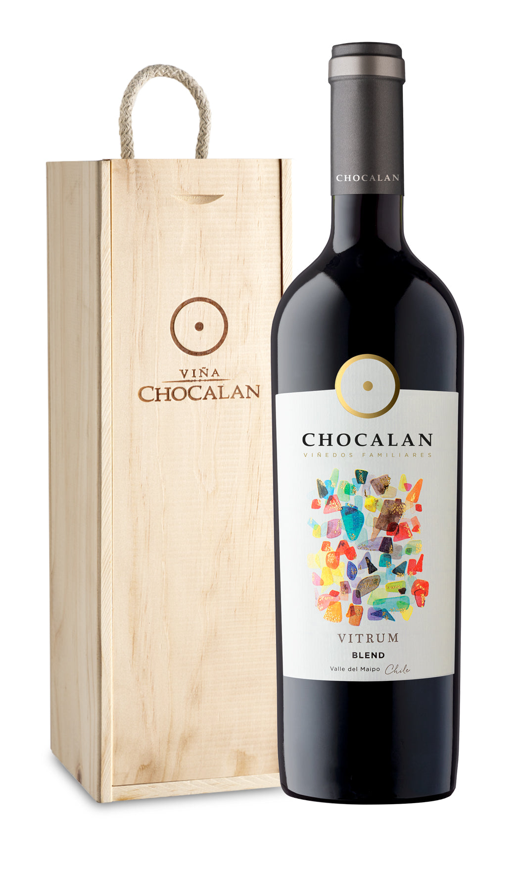 Vitrum Blend con caja Madera